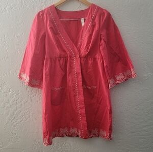 Anthropologie Feather Bone Dress Size Small